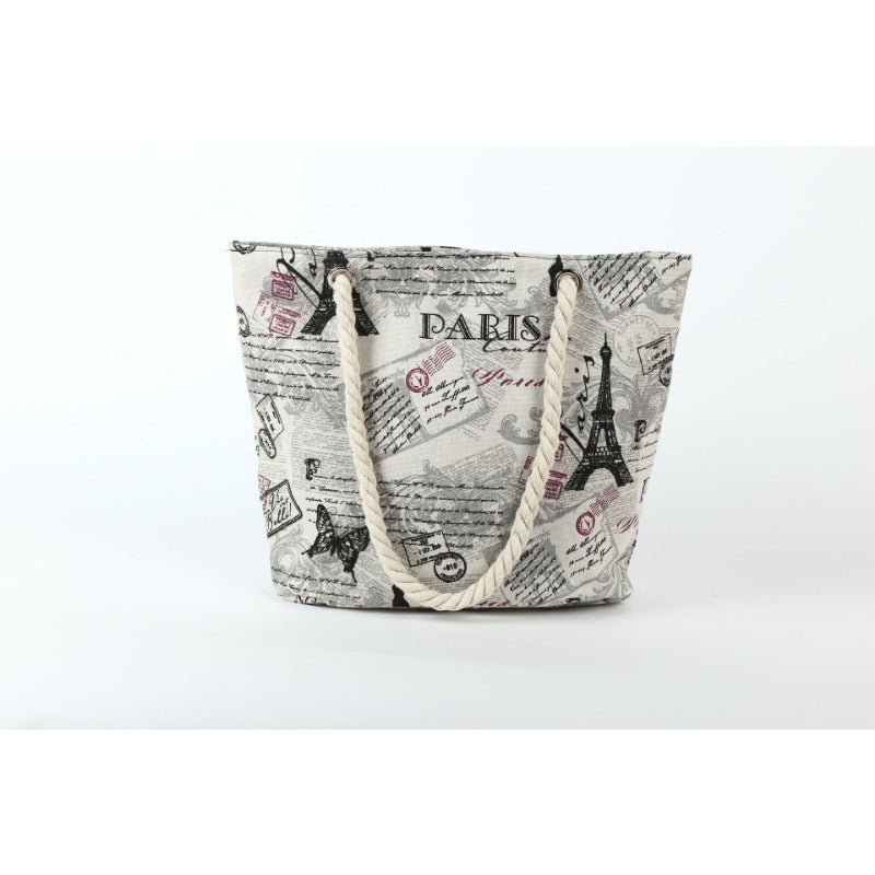 Wholesale Printed Canvas Large Capacity Shoulder Bags